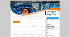 Desktop Screenshot of congressgastrofunction.org